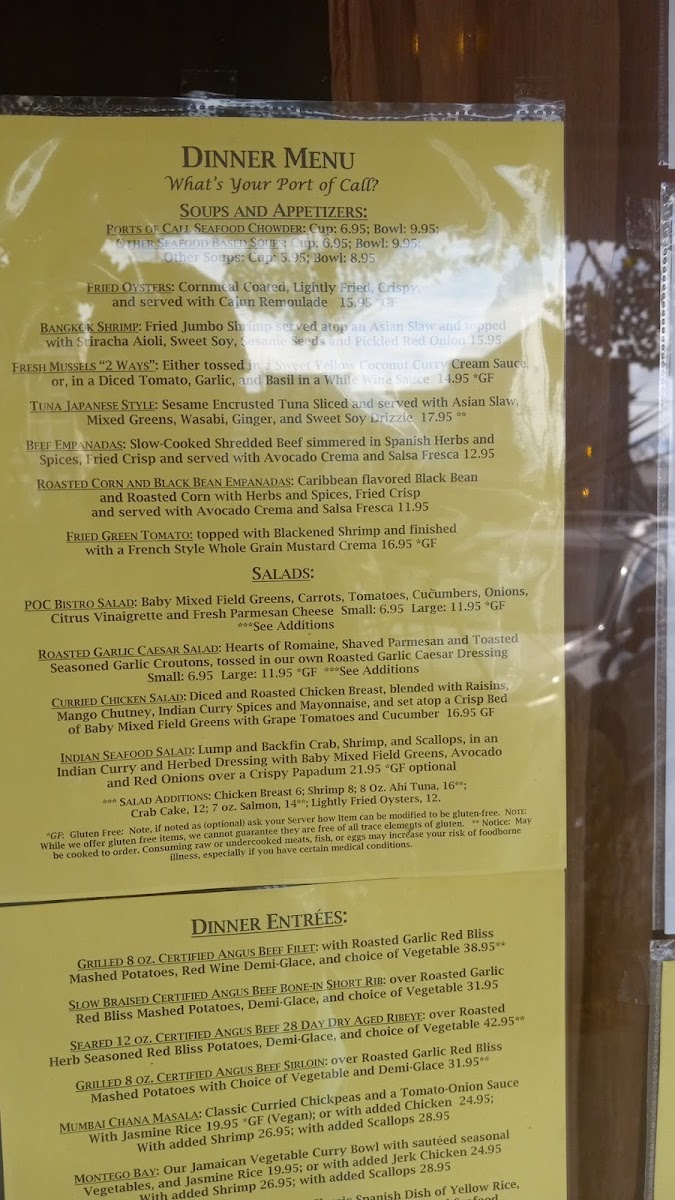 Menu Ports Of Call-10