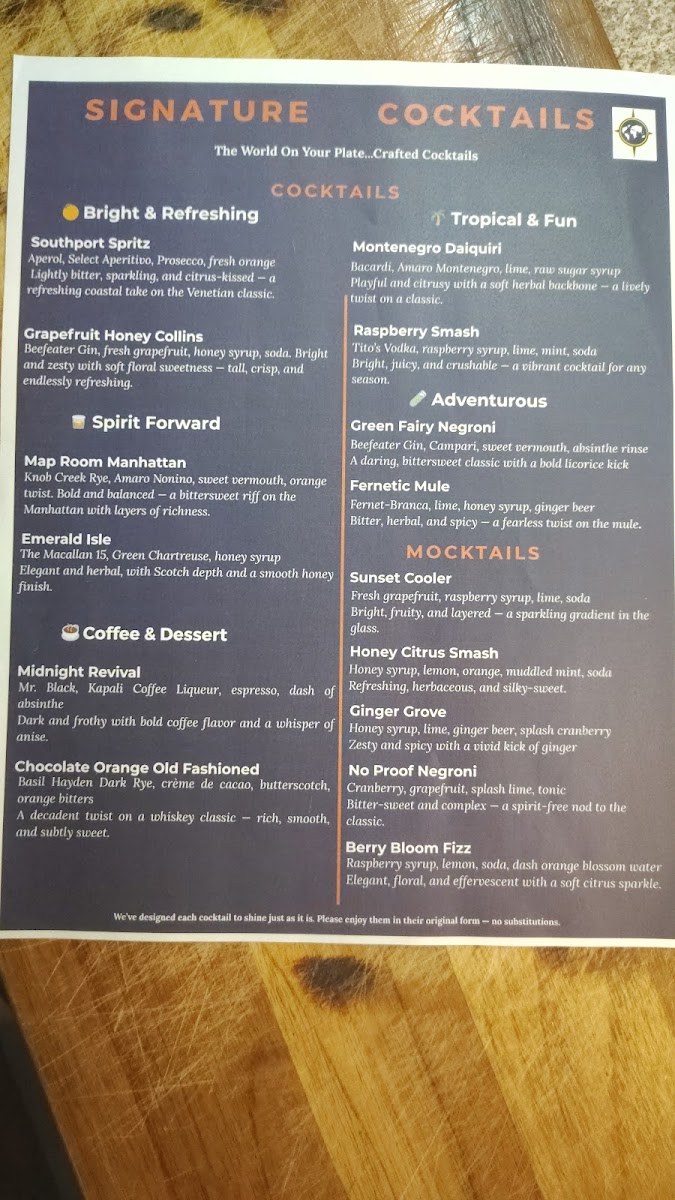 Menu Ports Of Call-3
