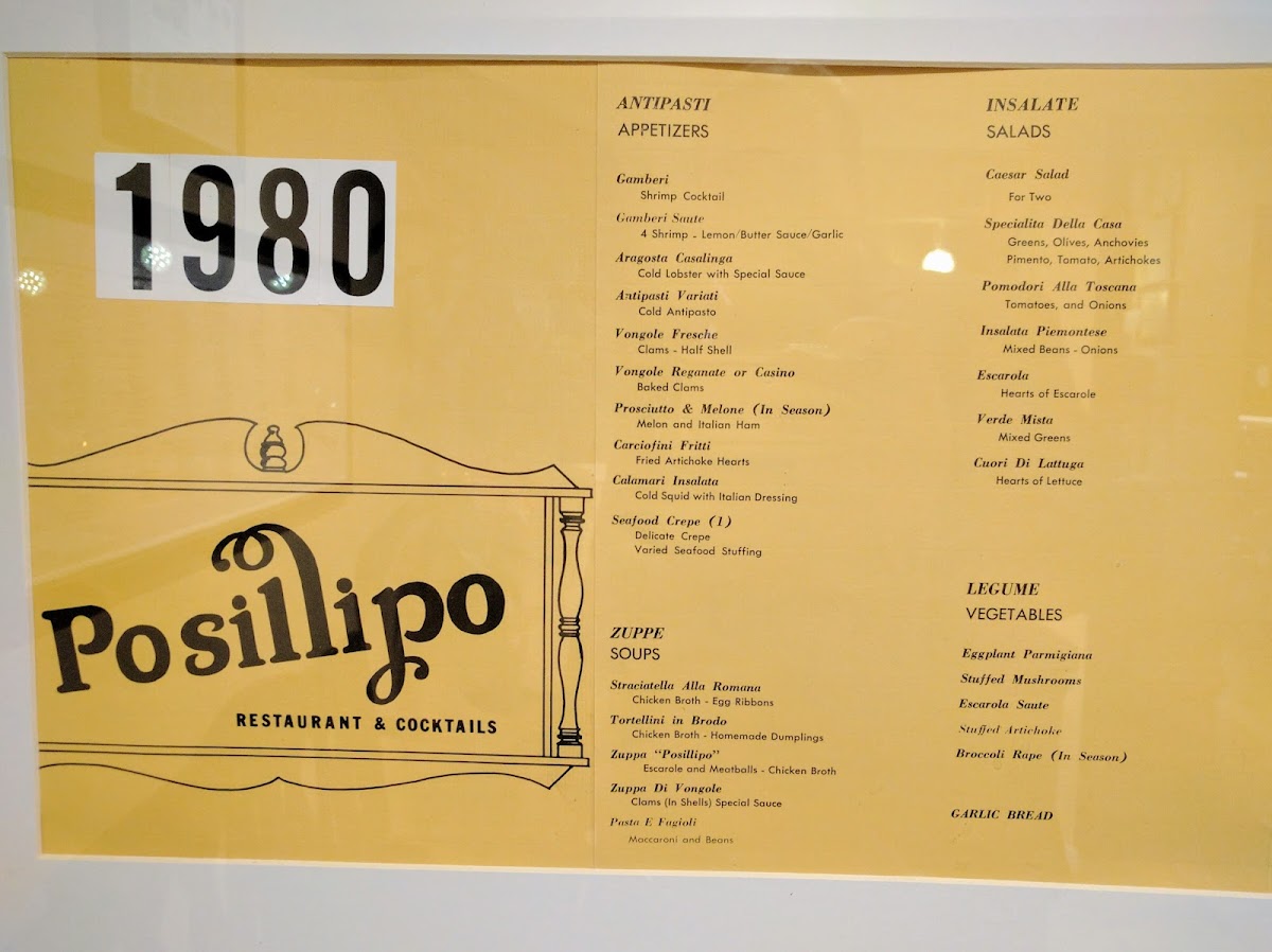 Menu Posillipo Italian Restaurant & Bar-3