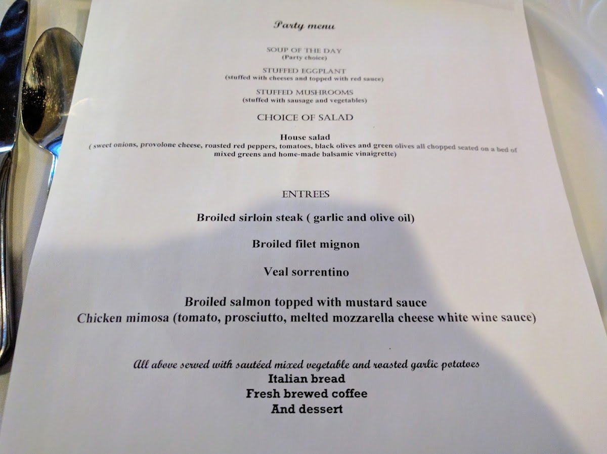 Menu Posillipo Italian Restaurant & Bar-4
