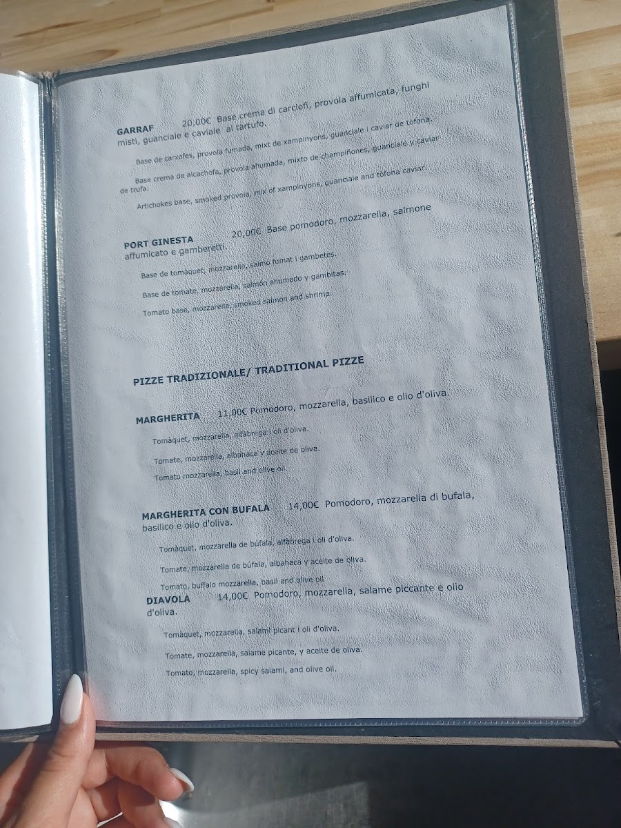 Menu Positano By Port Ginesta Ristorante Pizzeria-1