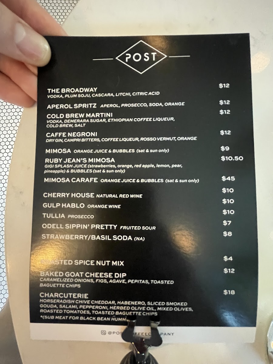 Menu Post Coffee Company-1