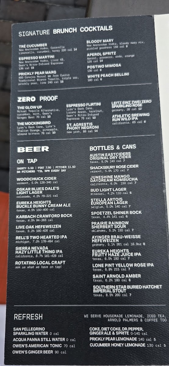 Menu Postino Heights-10