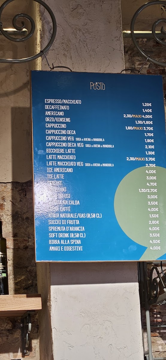 Menu Po'stò Cafè Pisa-4