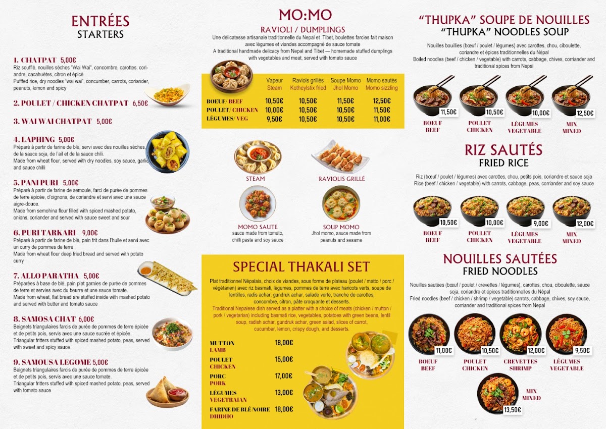 Menu Potala Restaurant-1
