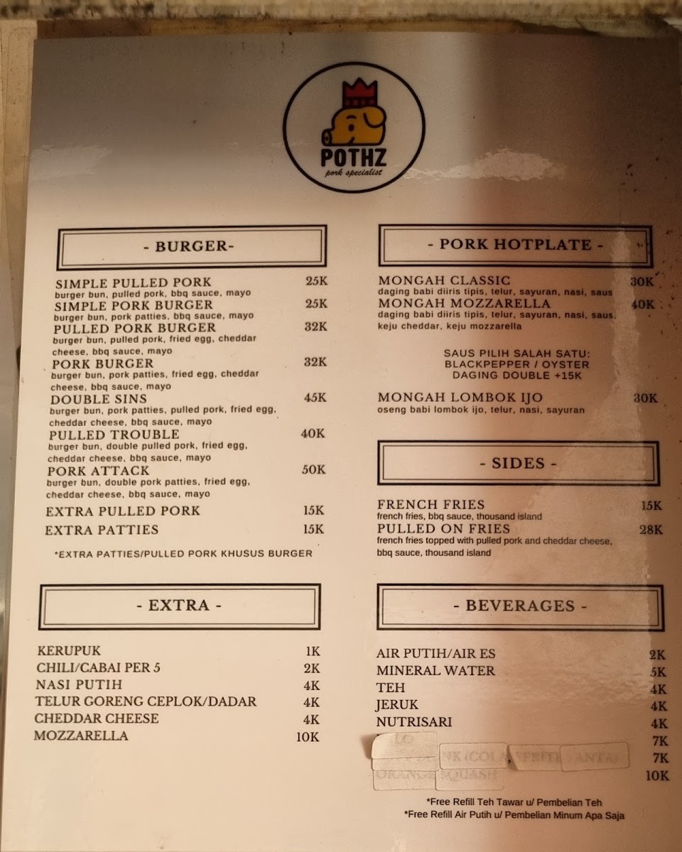 Menu Pothz-4