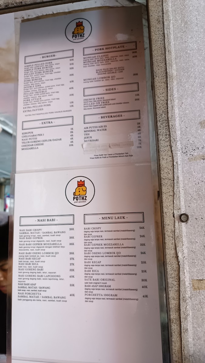 Menu Pothz-9