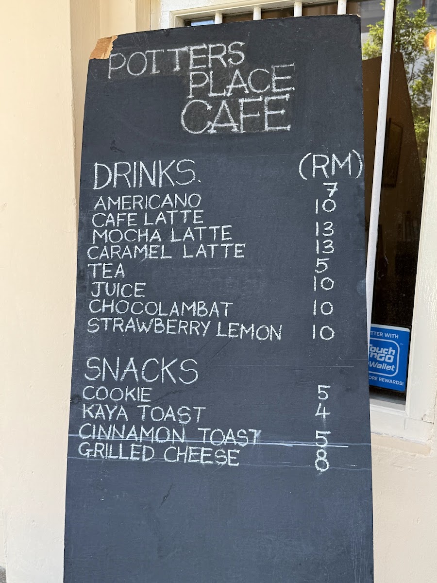 Menu Potters Place Cafe-1
