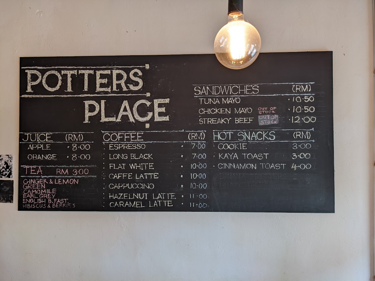 Menu Potters Place Cafe-5