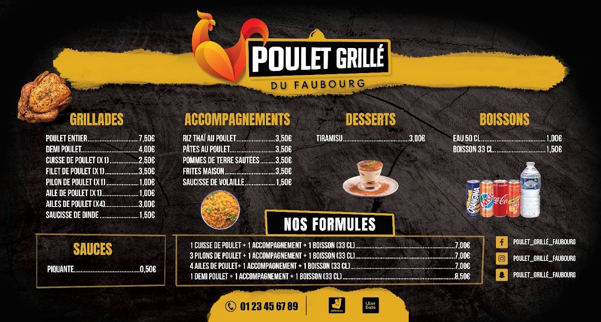 Menu Poulet Grillé Du Faubourg-2