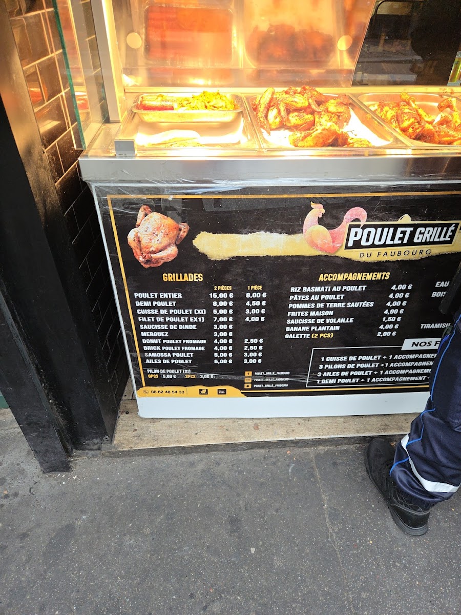 Menu Poulet Grillé Du Faubourg-4