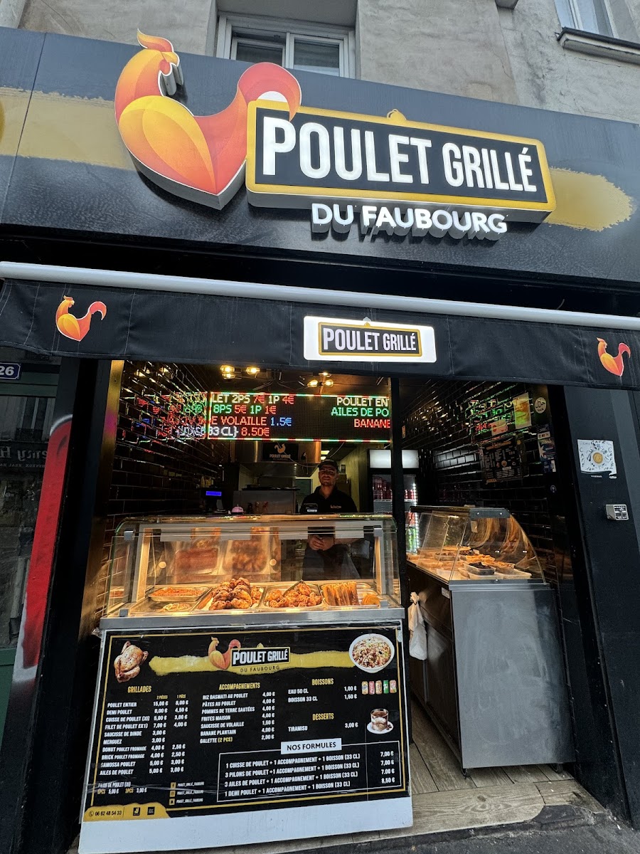 Menu Poulet Grillé Du Faubourg-5