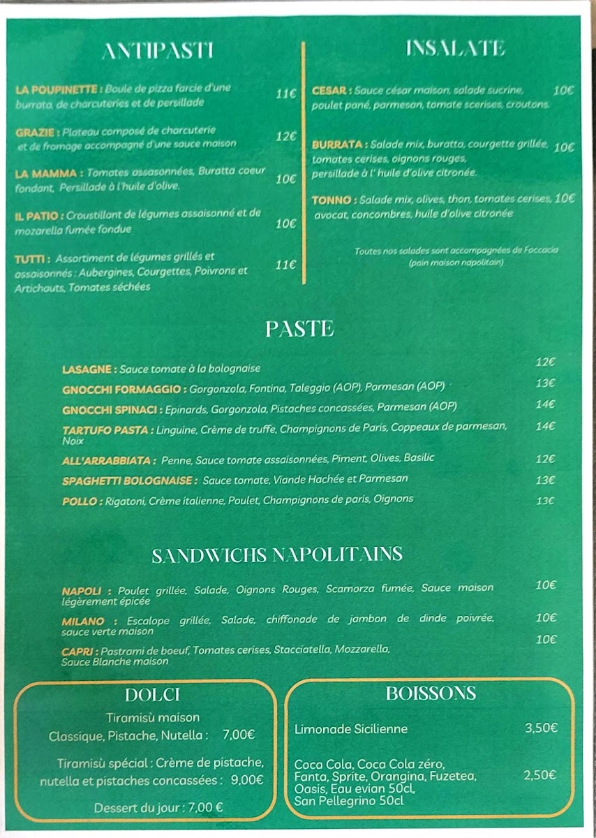 Menu Poupino Noisy Le Sec-2