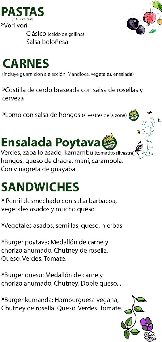 Menu Poytava, Cocina Misionera-5
