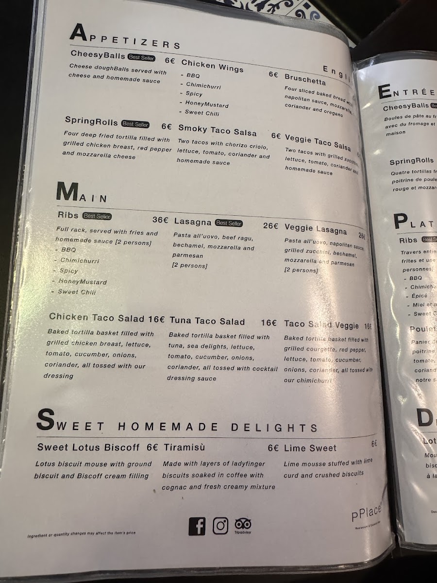 Menu Pplace Restaurant-2