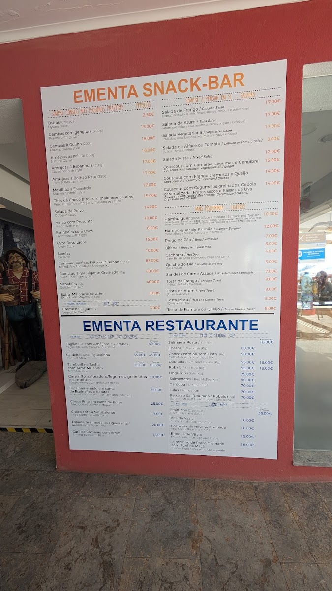 Menu Praiamar Tróia-3