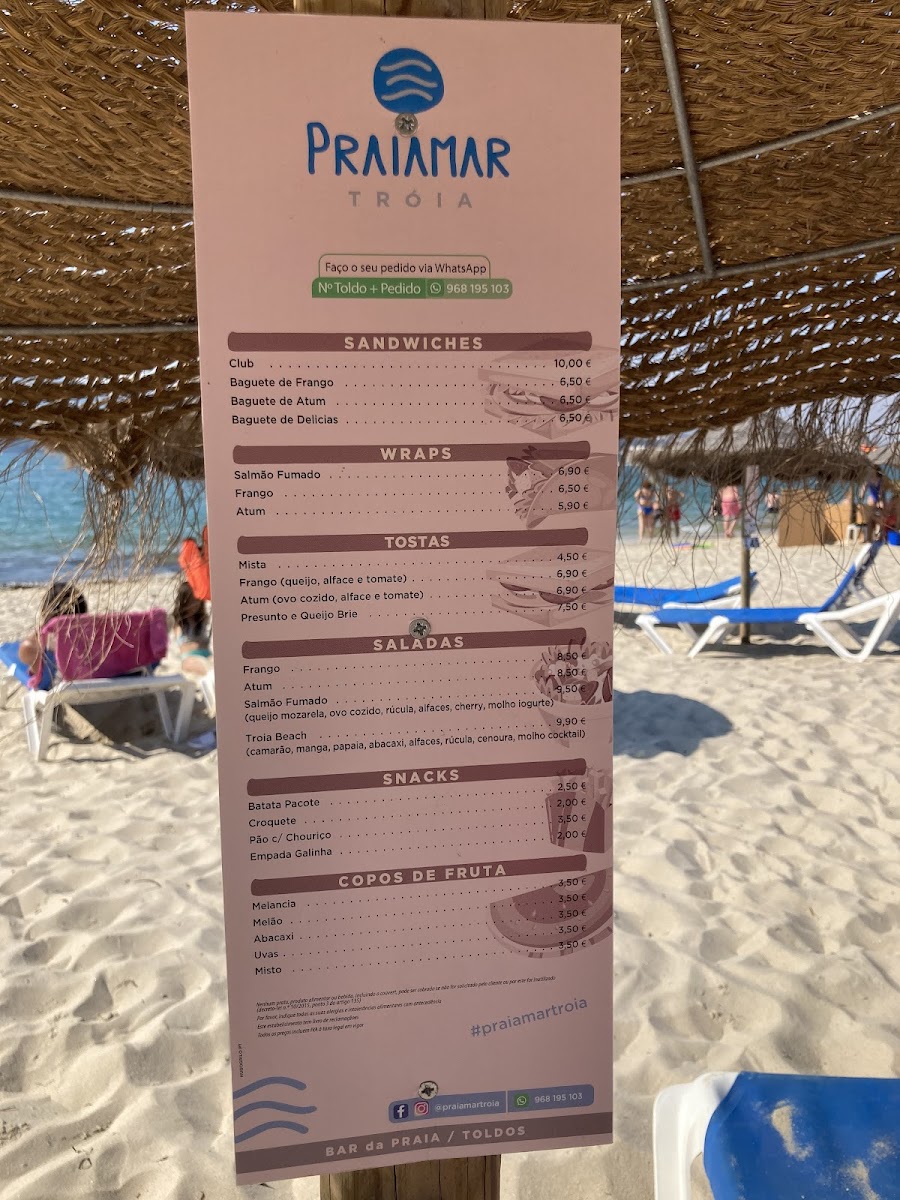 Menu Praiamar Tróia-6