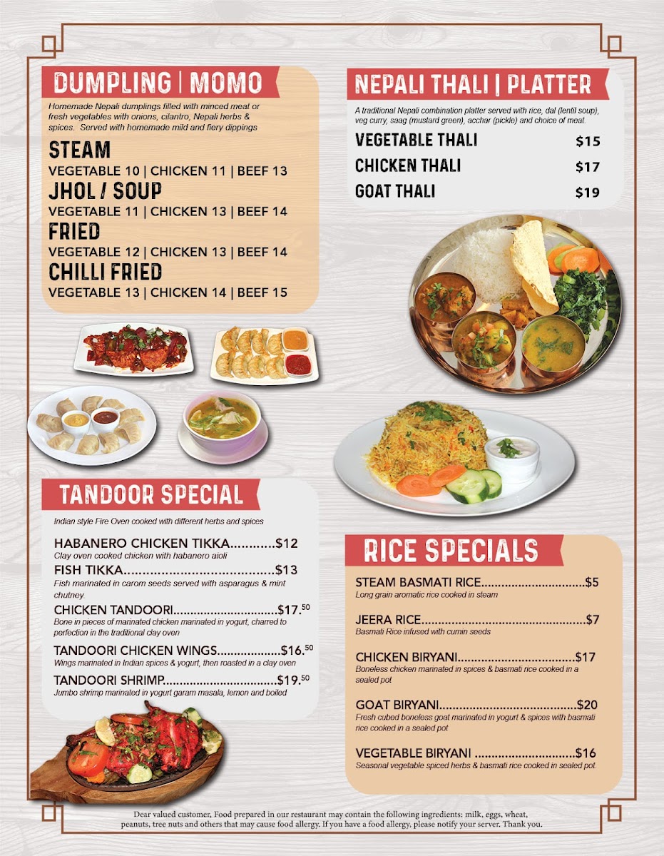 Menu Pranam Restaurant & Bar-1