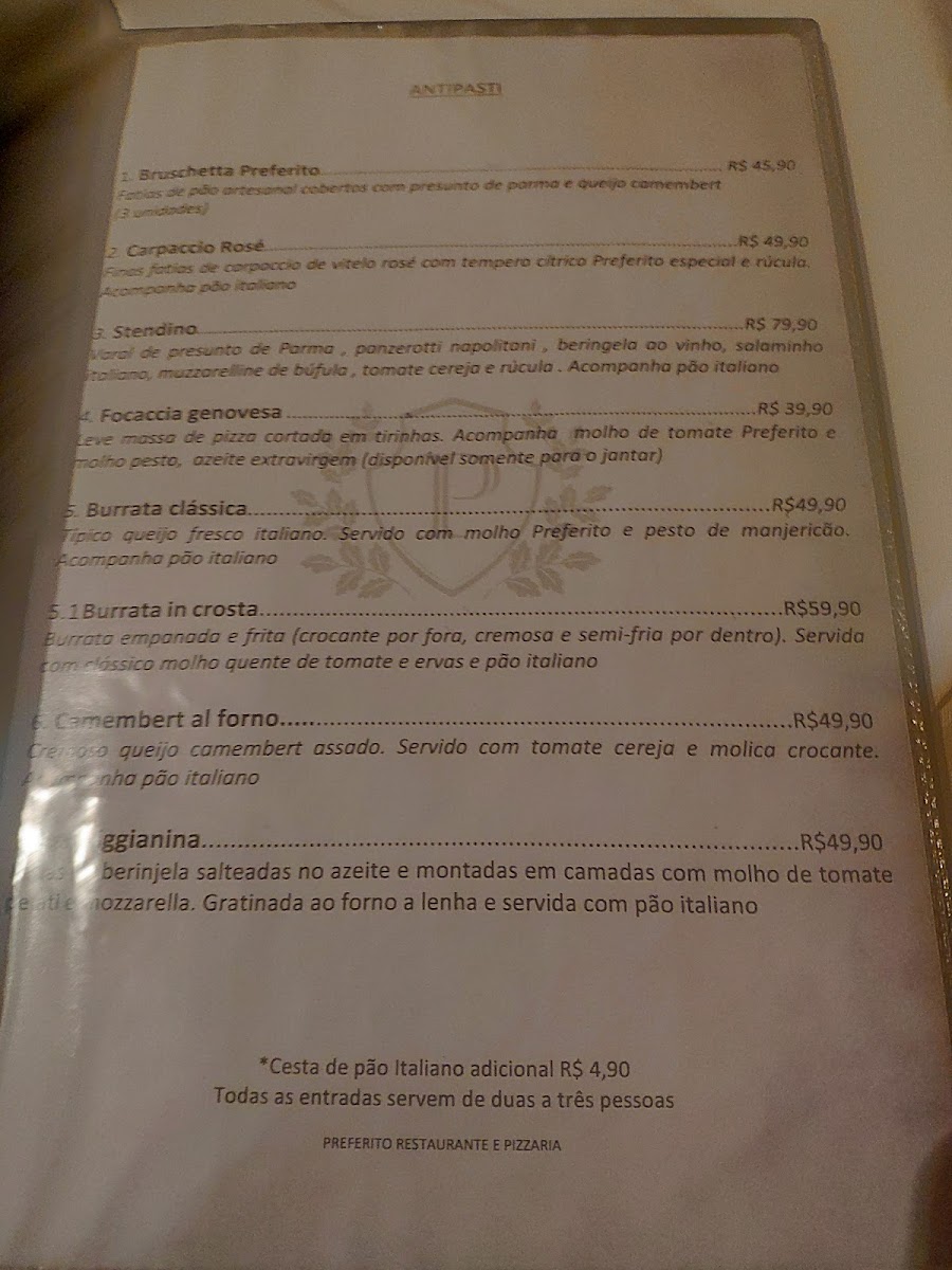 Menu Preferito Restaurante E Pizzaria-2