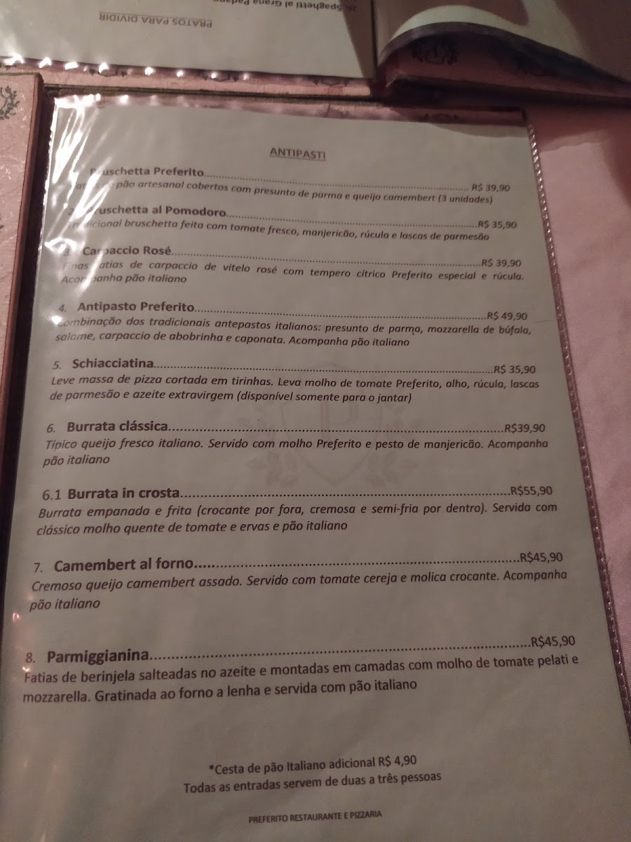 Menu Preferito Restaurante E Pizzaria-3