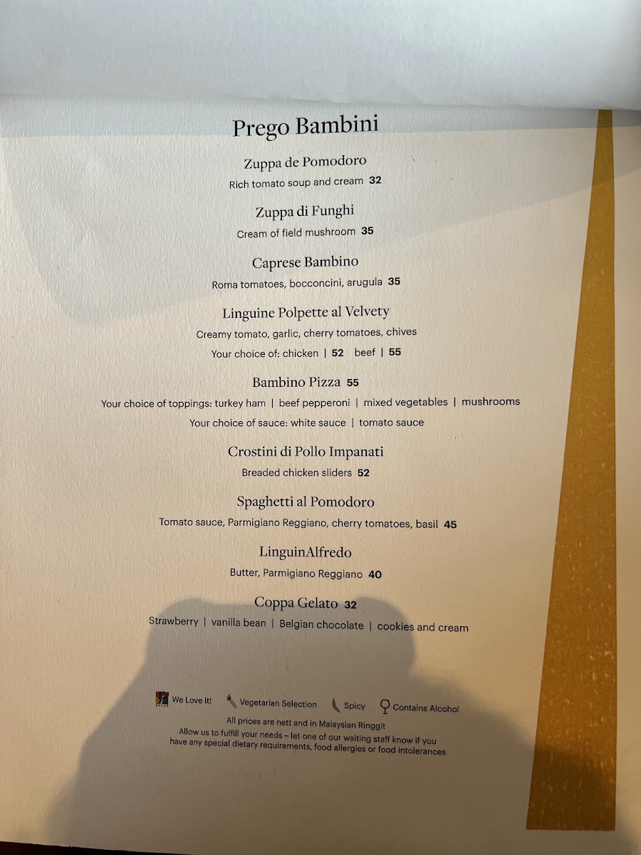 Menu Prego - The Westin Desaru Coast Resort-2