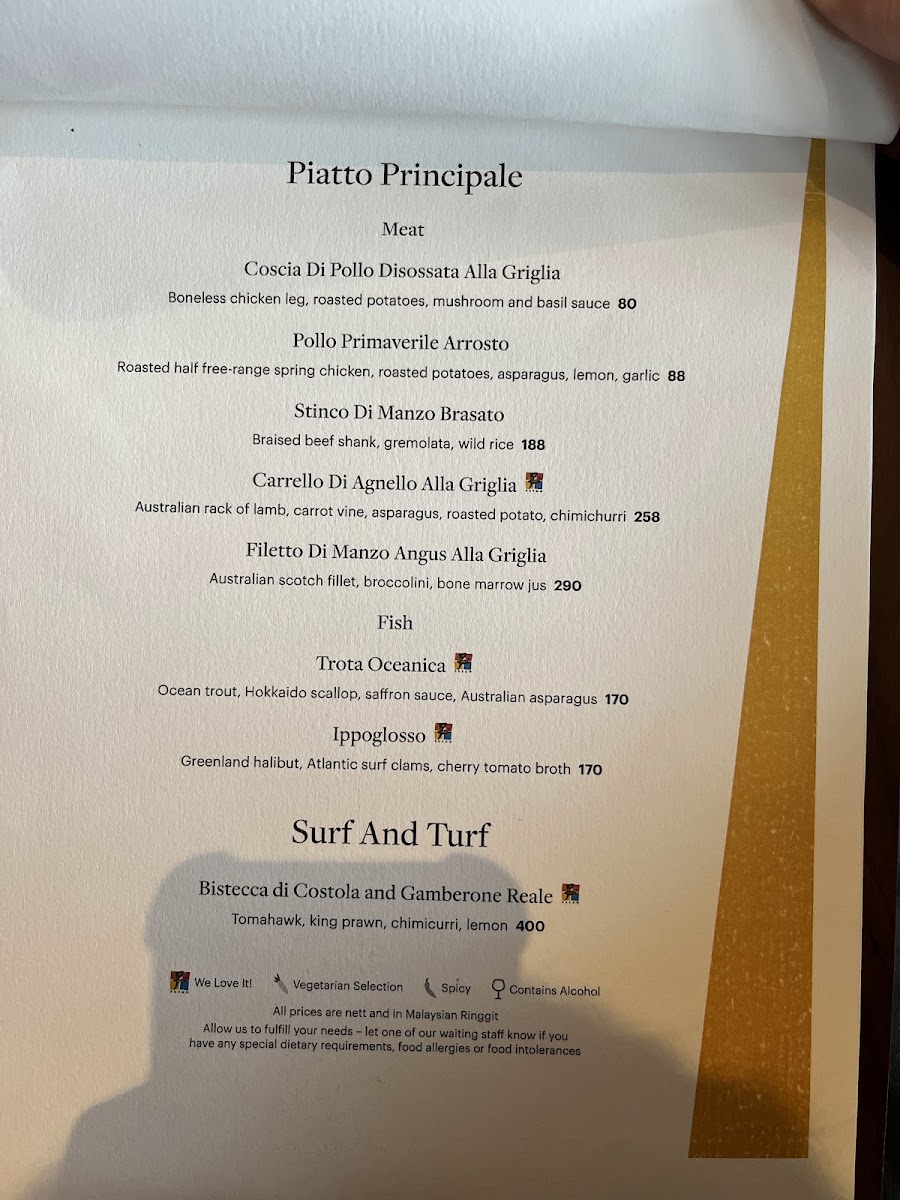 Menu Prego - The Westin Desaru Coast Resort-4