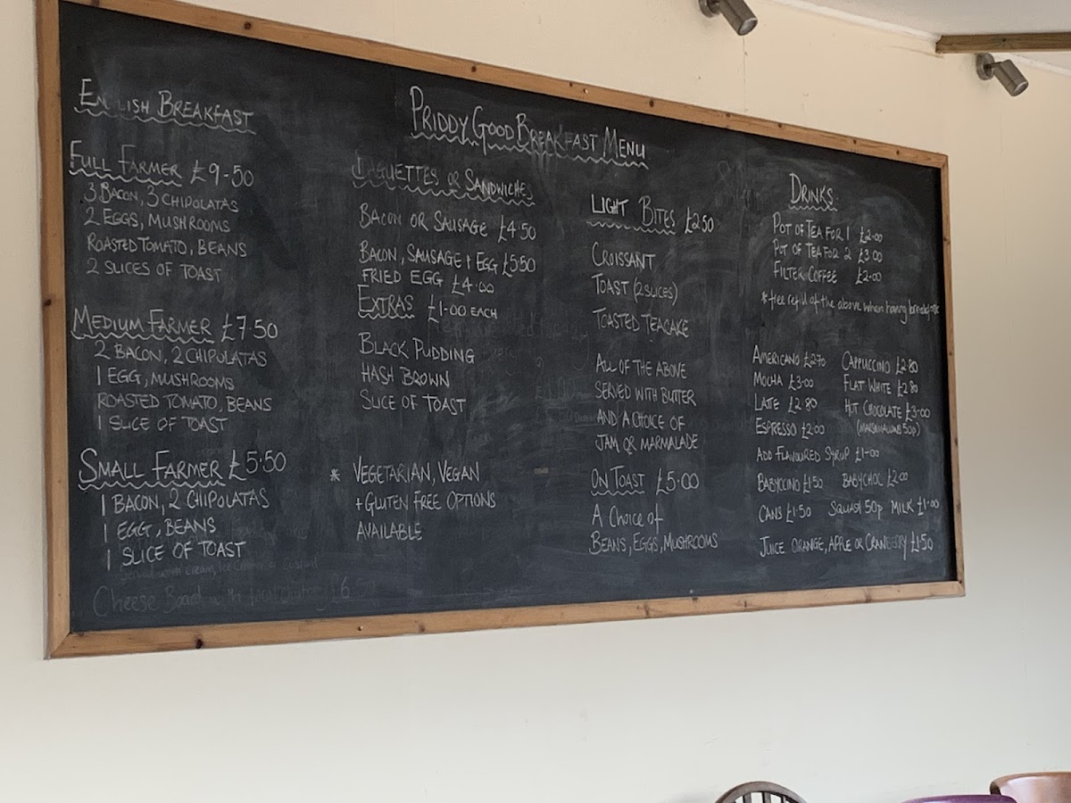 Menu Priddy Good Food-1