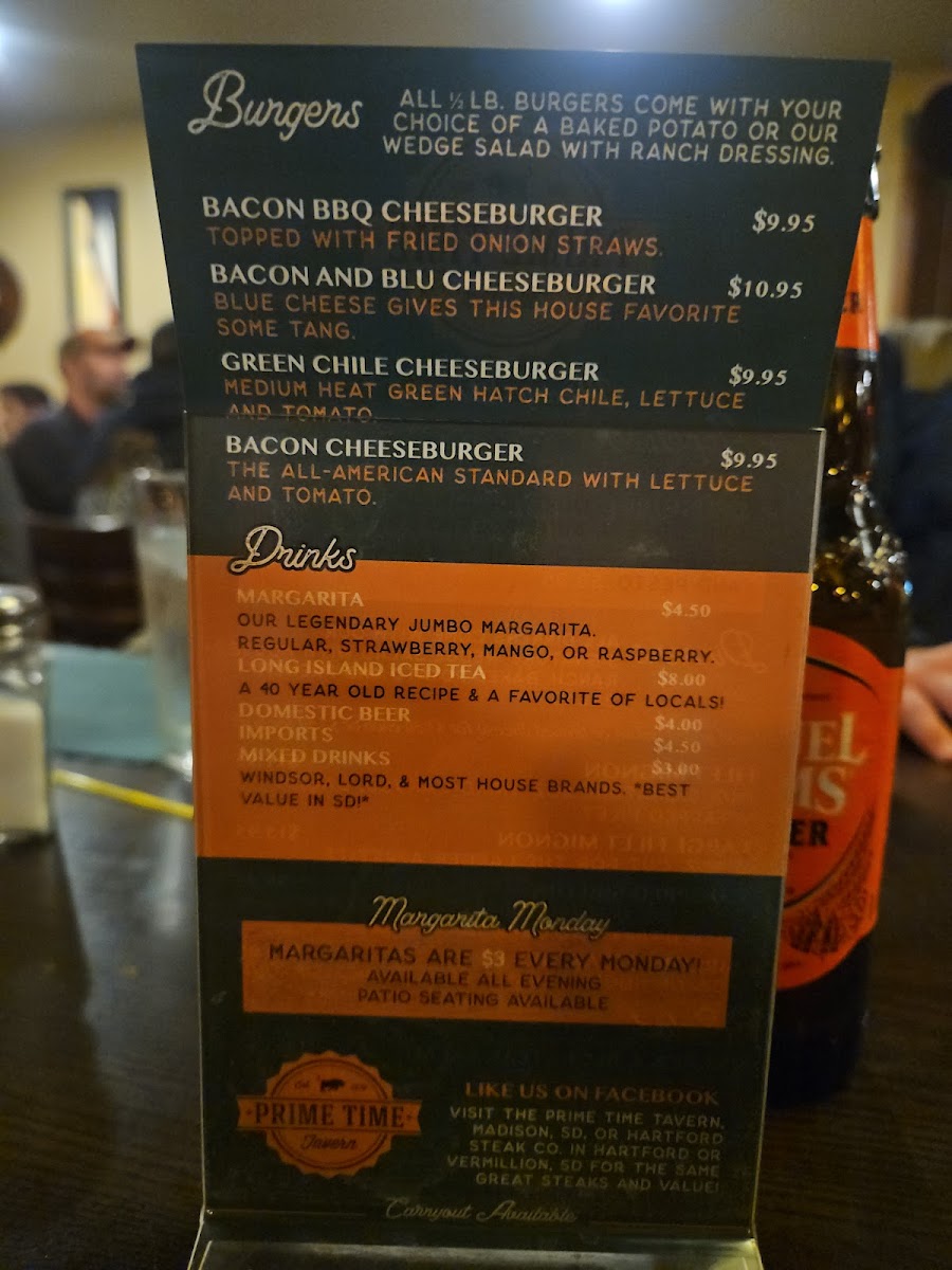 Menu Prime Time Tavern-3