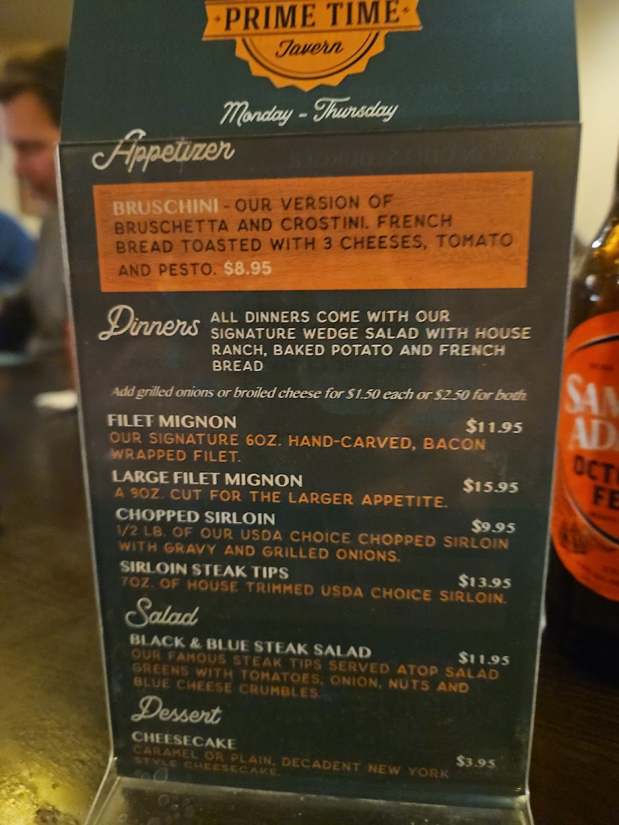 Menu Prime Time Tavern-6