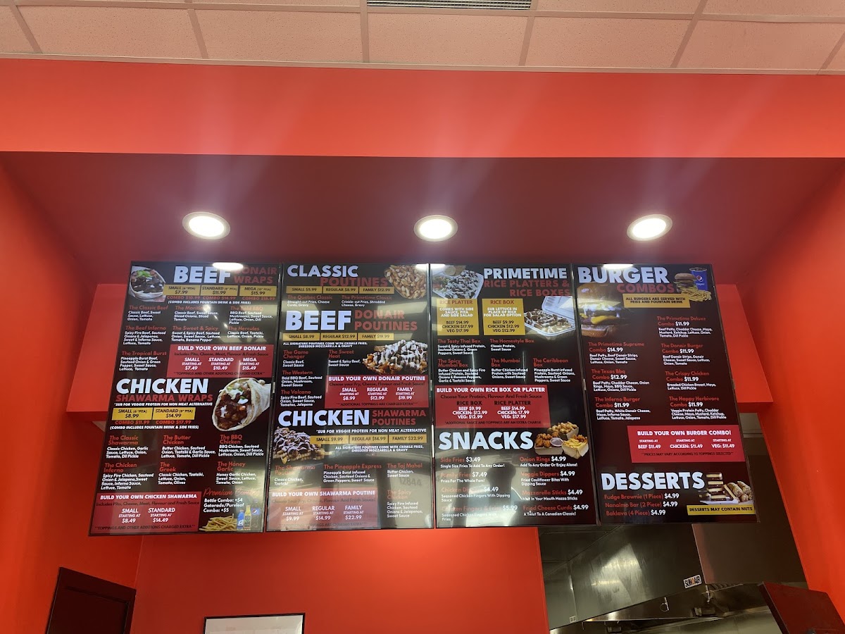 Menu Primetime Donair & Poutine-2