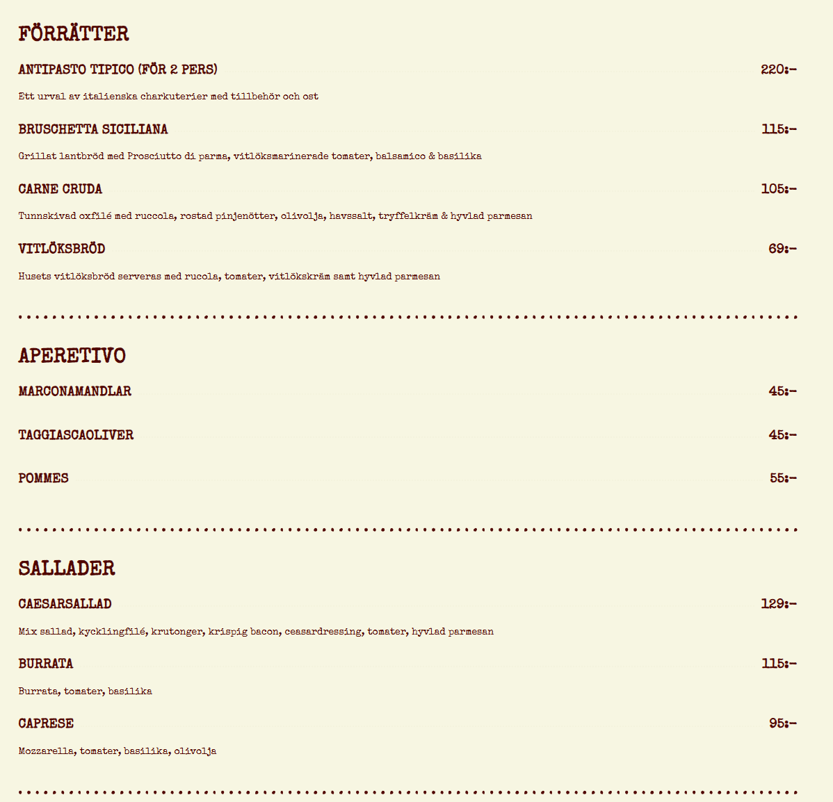 Menu Primo Il Forno-3