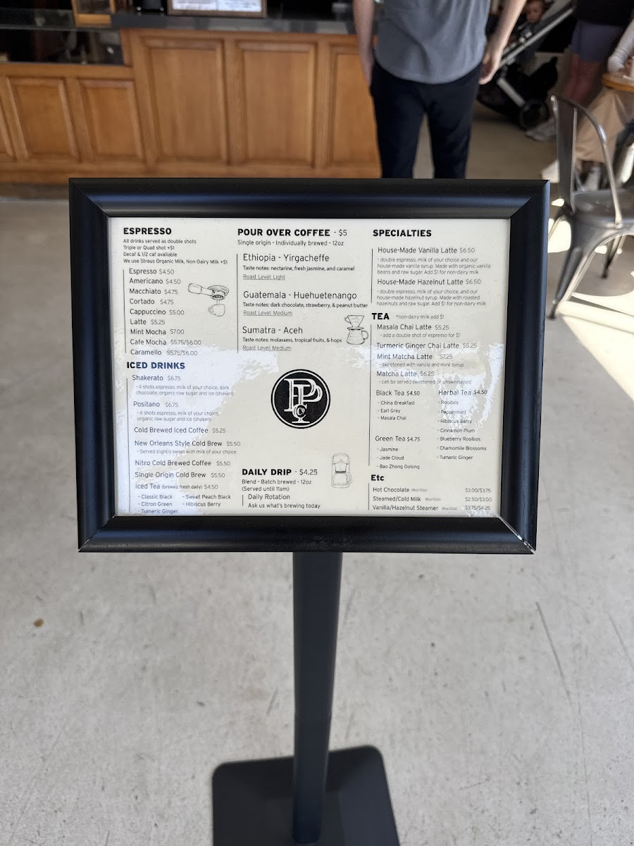 Menu Primo Passo Coffee Co-1