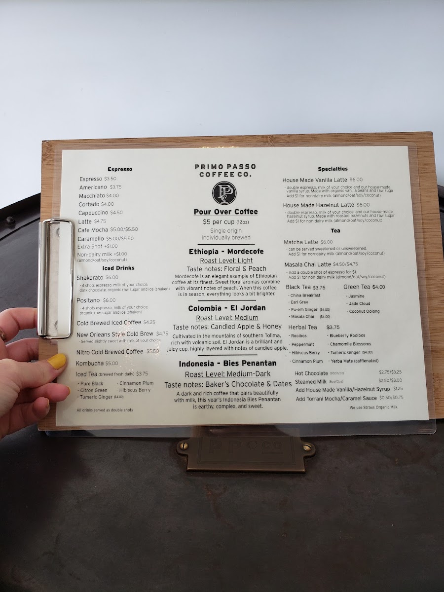 Menu Primo Passo Coffee Co-6