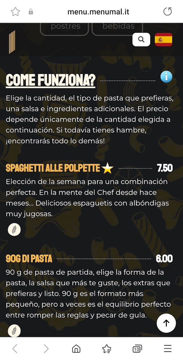 Menu Primo - Pasta & Street Food Pisa-8