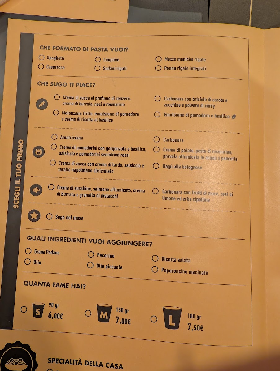 Menu Primo - Pasta & Street Food Pisa-9