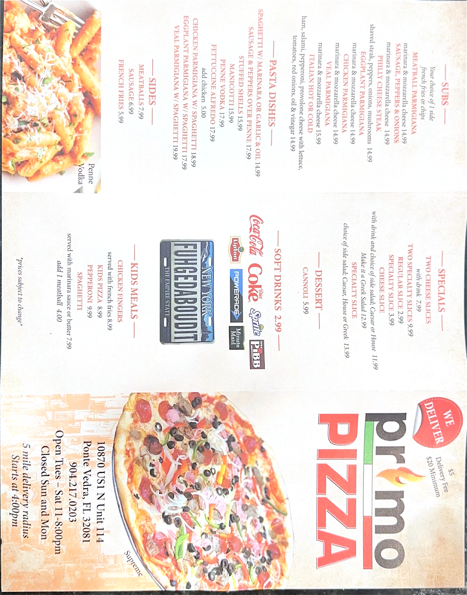 Menu Primo Pizza-2