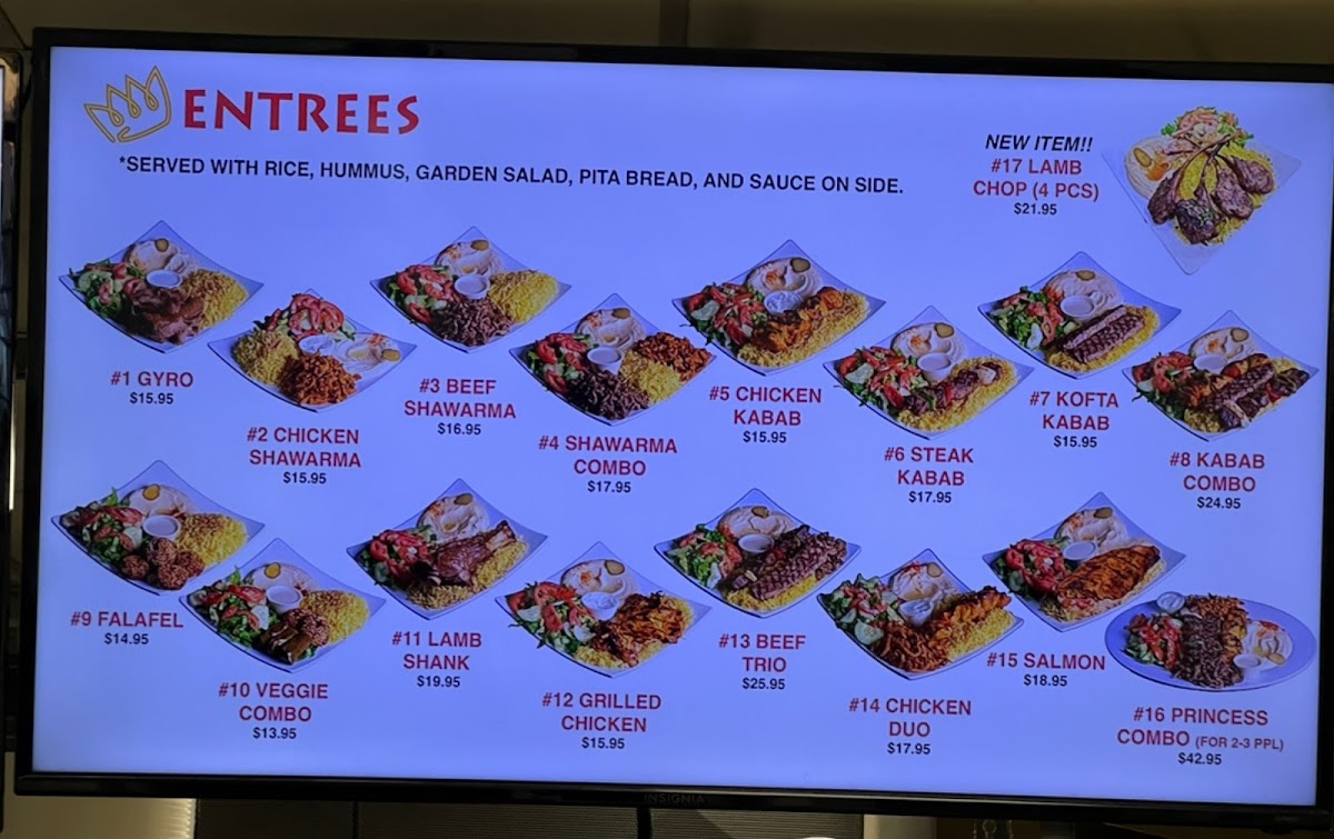 Menu Princess Pita Mediterranean Restaurant & Catering-7