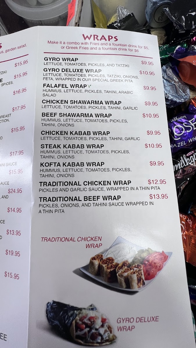 Menu Princess Pita Mediterranean Restaurant & Catering-9