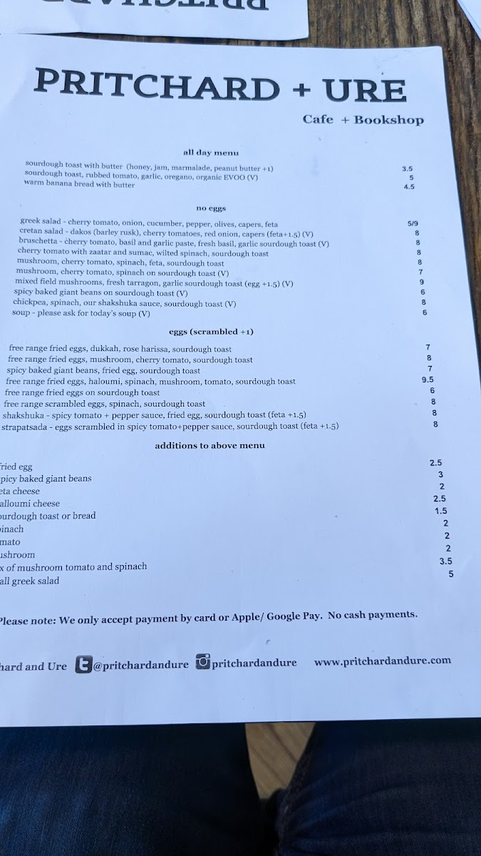 Menu Pritchard & Ure-6