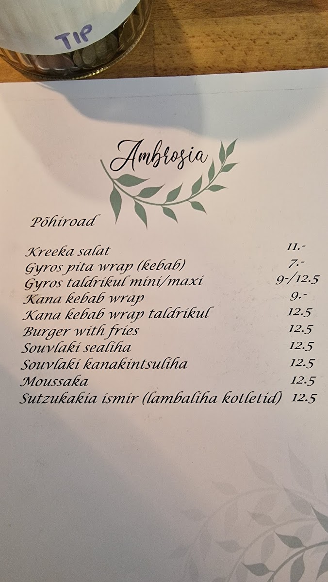 Menu Pritsumaja-1