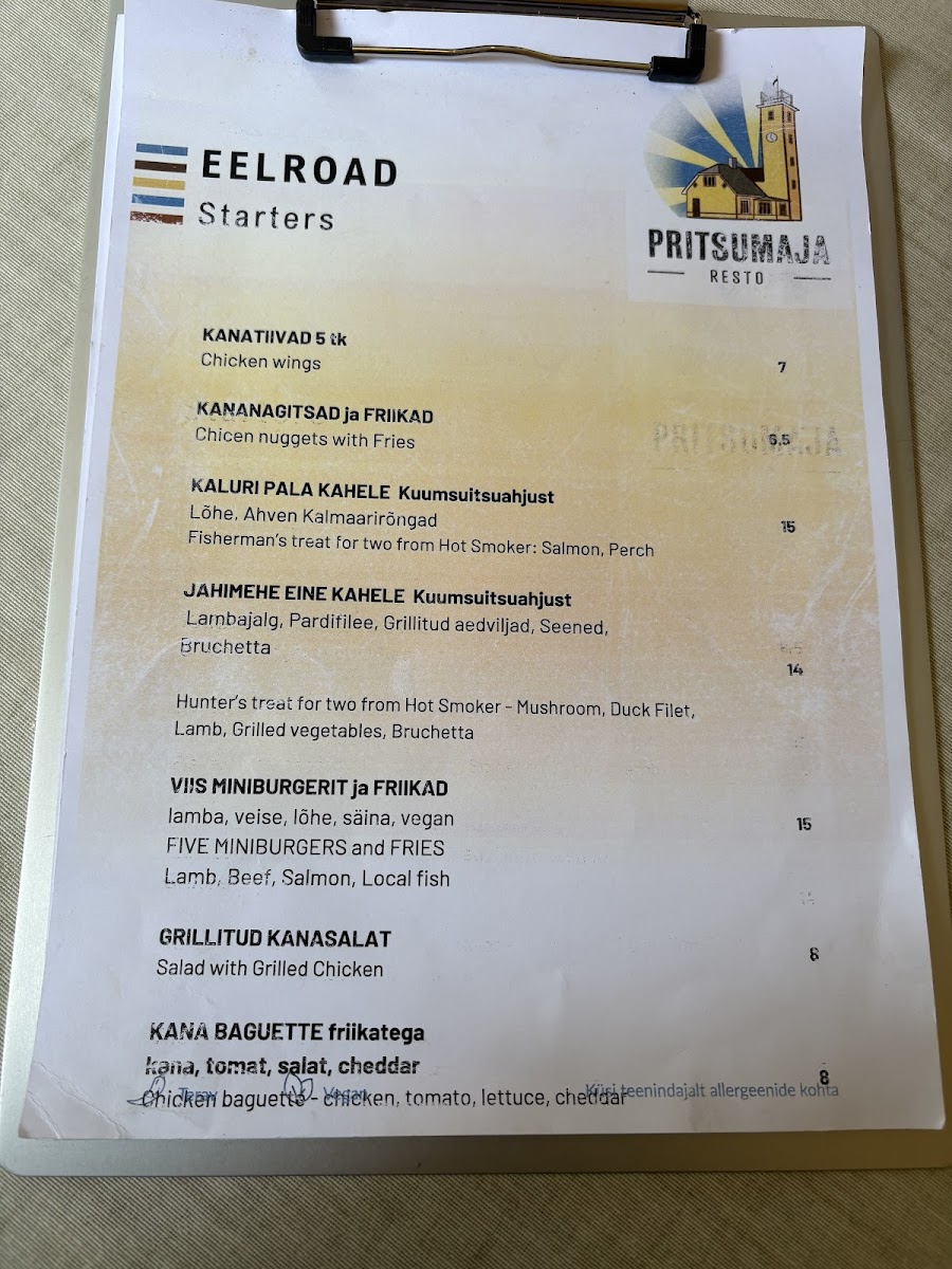 Menu Pritsumaja-2