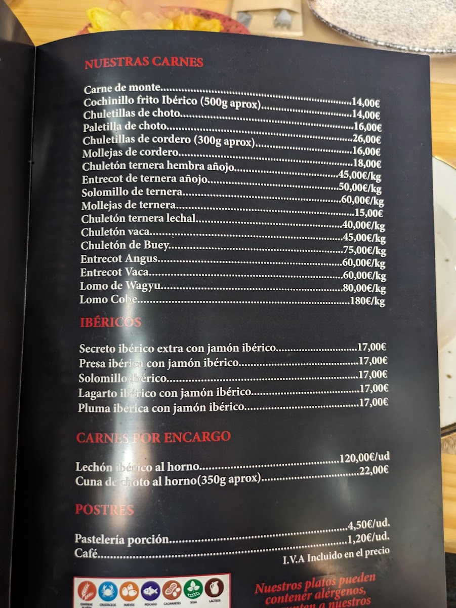 Menu Producarne A La Brasa Restaurante - Asador-10