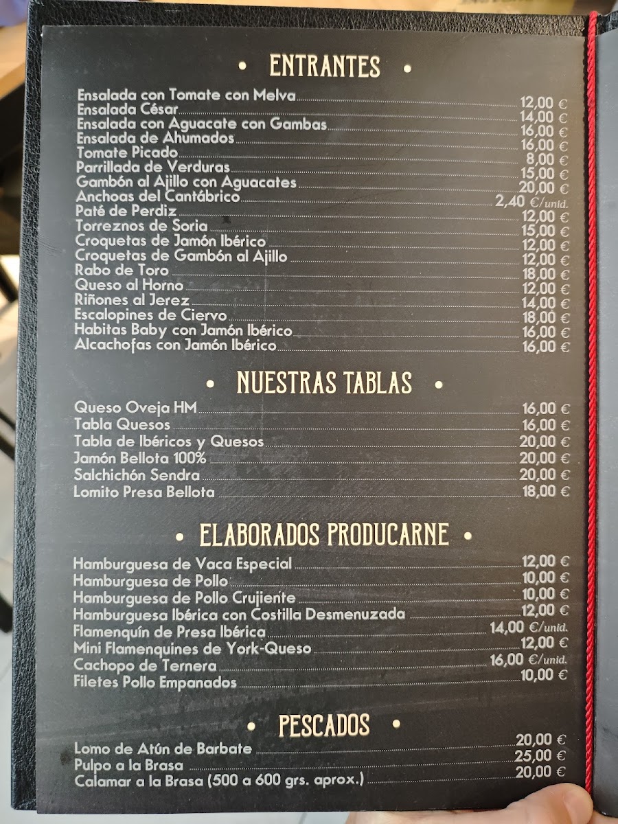 Menu Producarne A La Brasa Restaurante - Asador-2