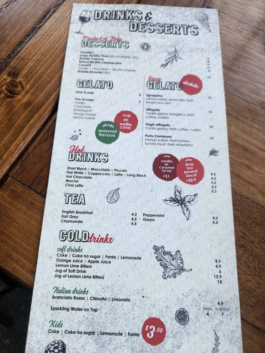 Menu Product Of Italy Kellyville-2