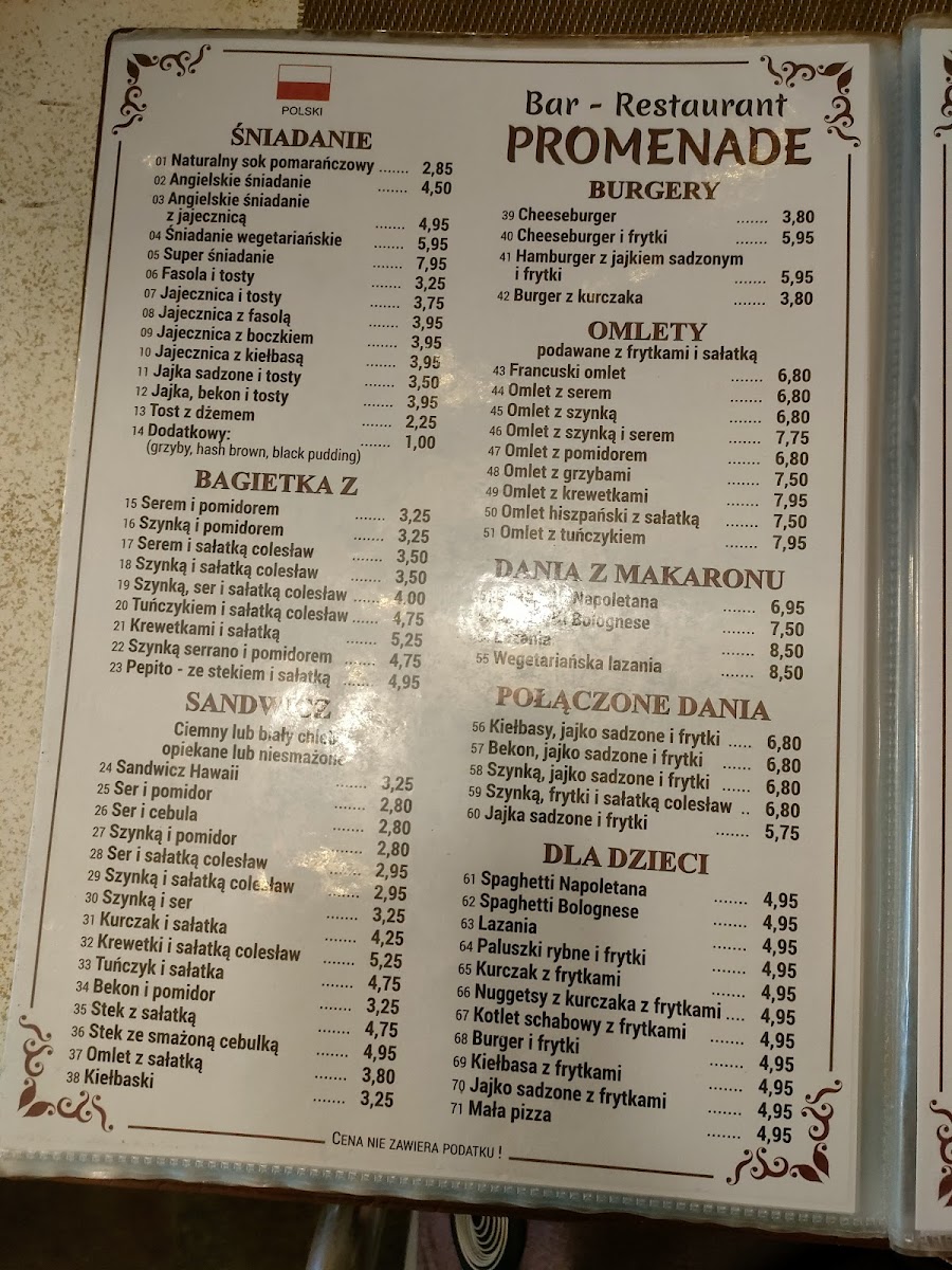 Menu Promenade Restaurante-4