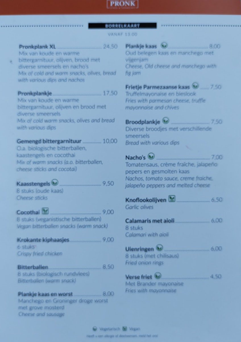 Menu Pronk-10