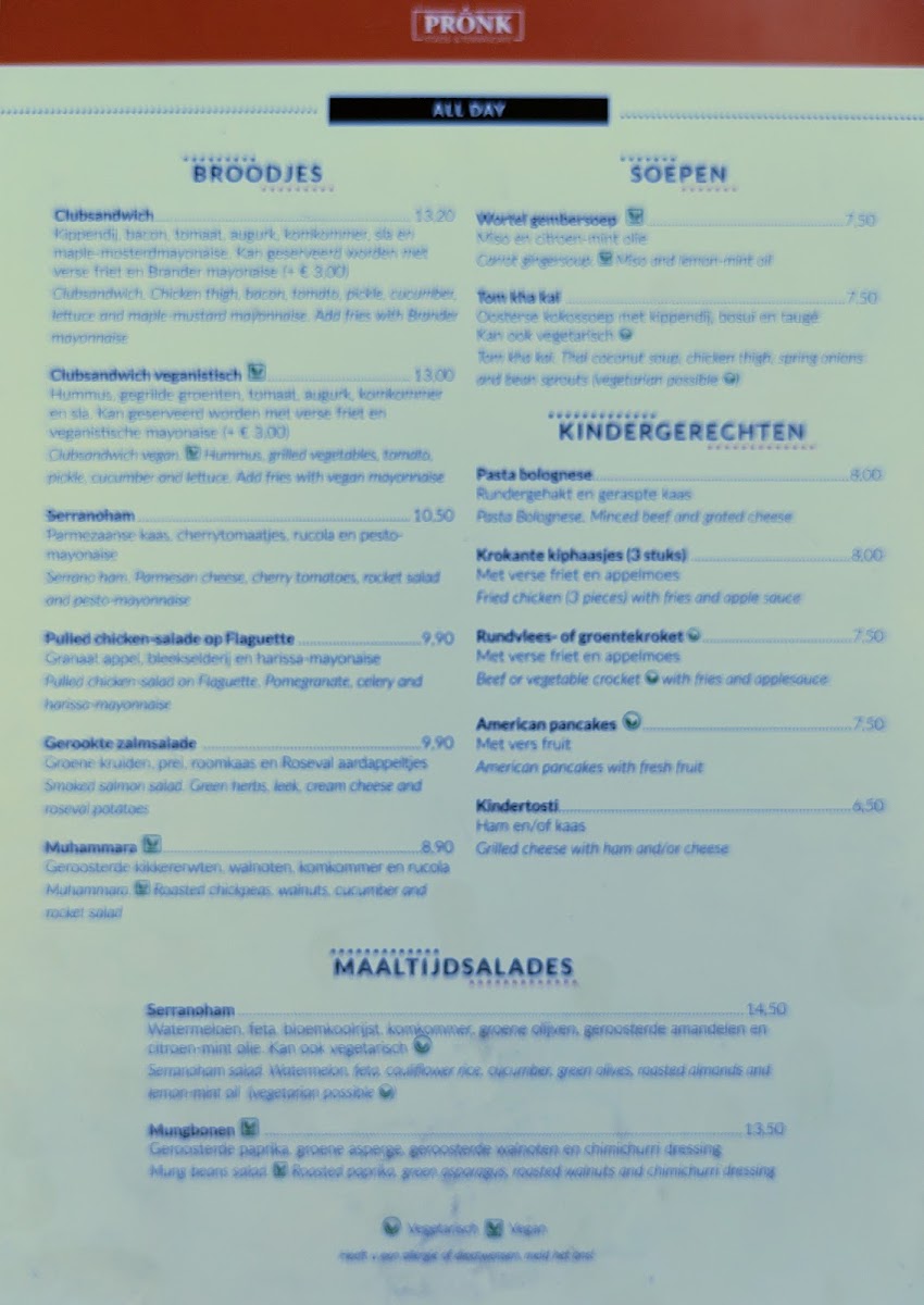 Menu Pronk-4
