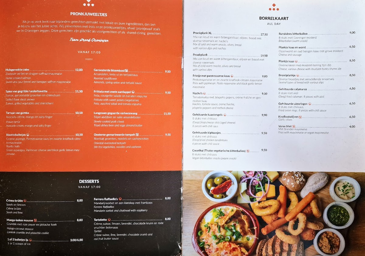 Menu Pronk-8