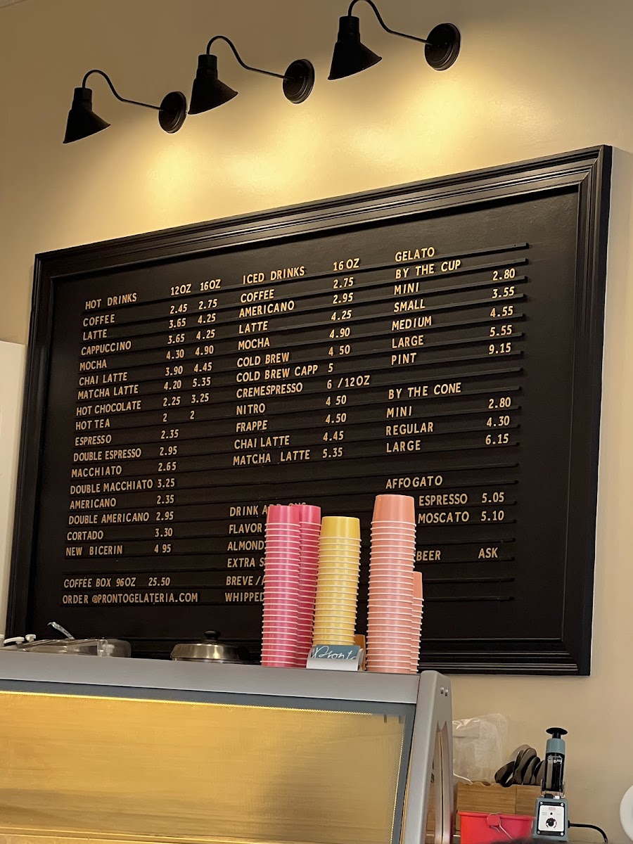Menu Pronto Caffé & Gelateria-1