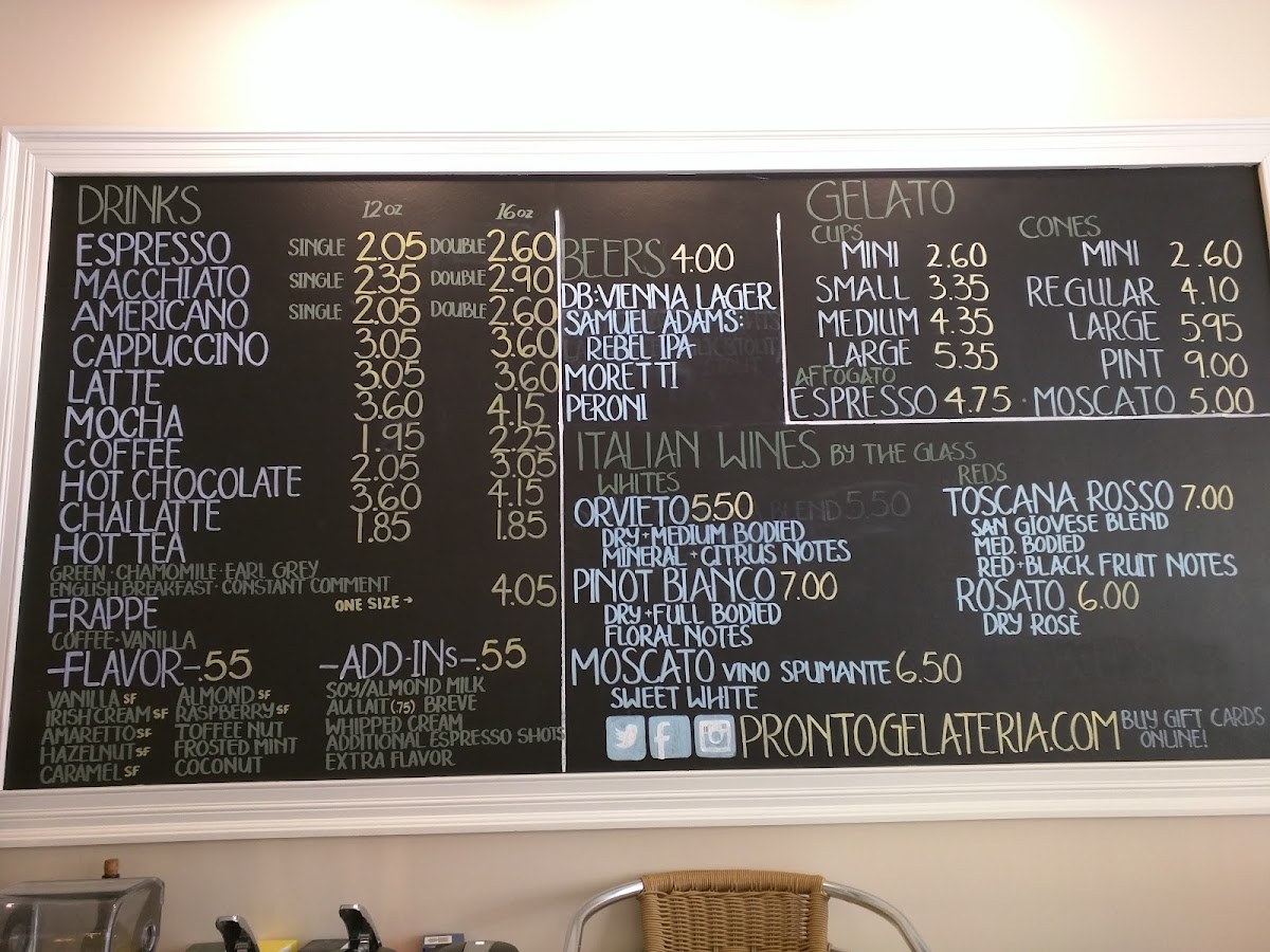 Menu Pronto Caffé & Gelateria-4